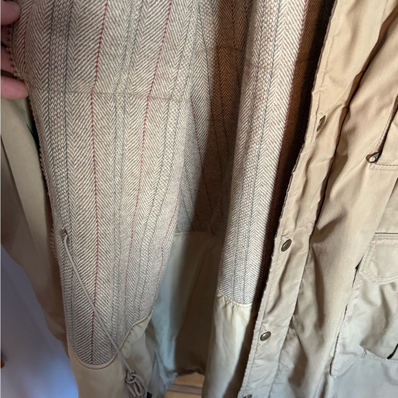 Vintage L.L. Bean Men's Wool Lined Trench Coat - Picture 8 of 8